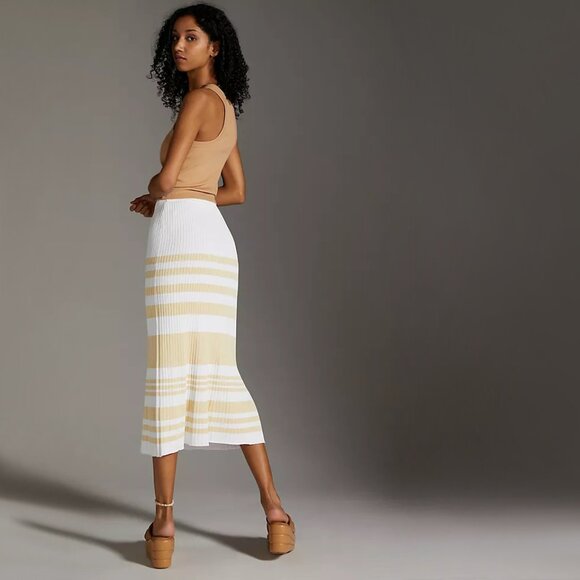 Significant Other | Striped Knit Midi Skirt | NWT - Picture 1 of 5